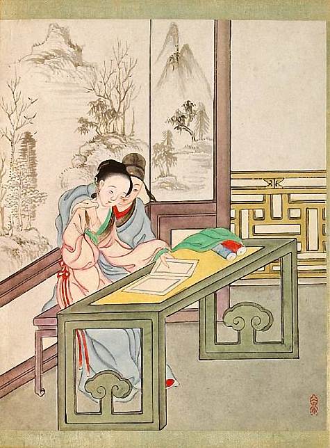Unknown Artist, China - Romantic Pleasures, 19th Century